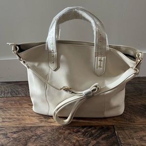 Rampage Cream Purse With Strap
